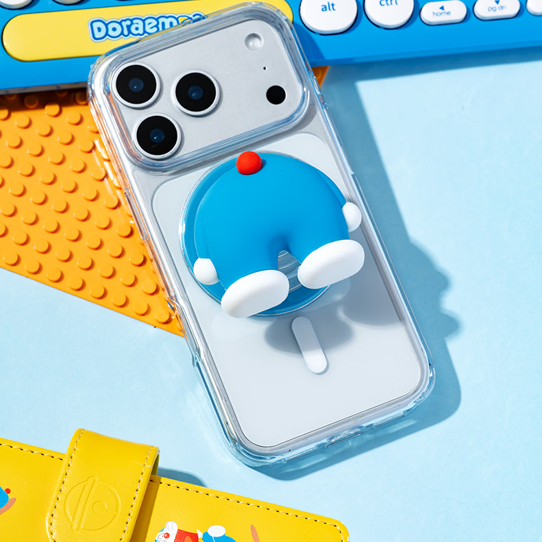 ストレス解消！携帯便利 マグネット吸着 スマホスタンド C-80119