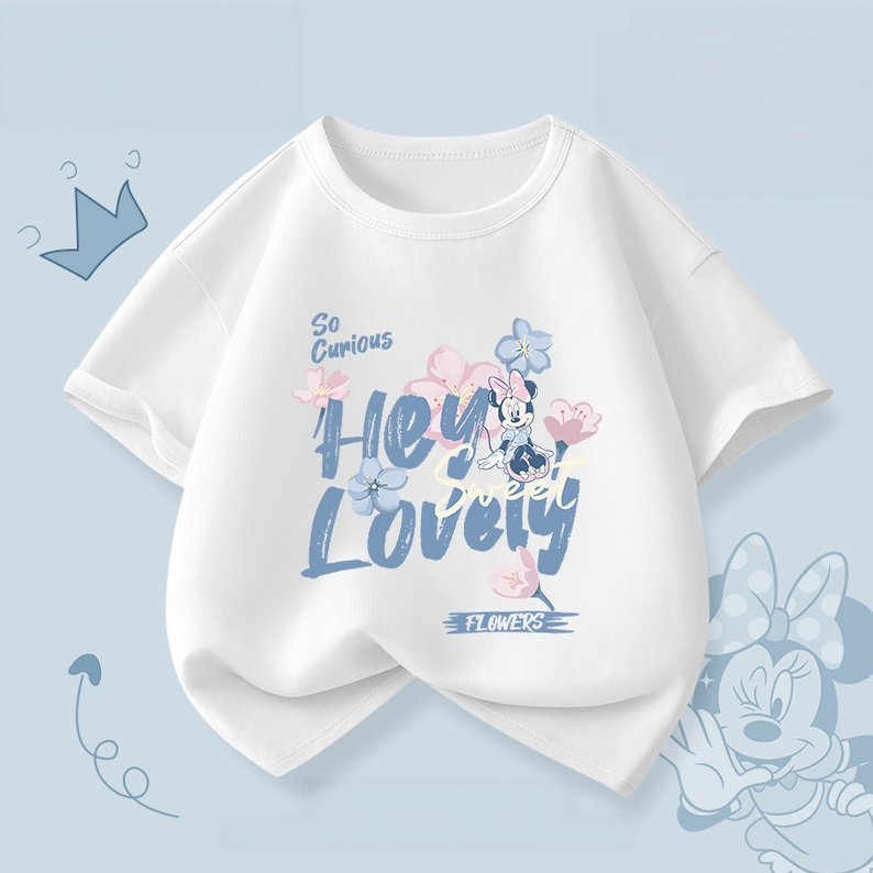 肌触りよい 切り替え プリント Tシャツ n-379