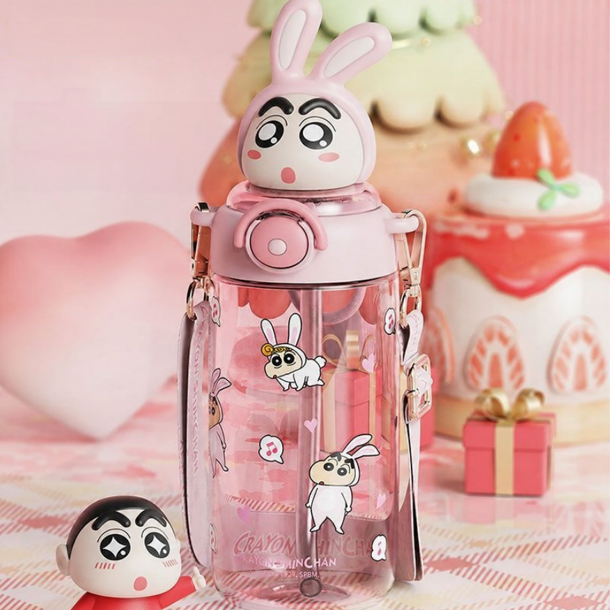 650ml 軽量透明 持ち運び便利 ボトル 水筒 C-479