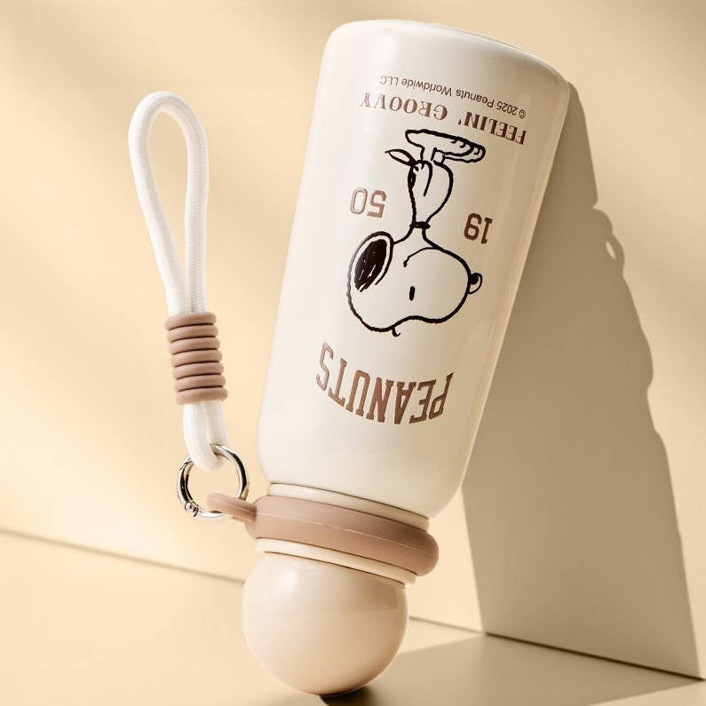 350ml ハンドストラップ付き 軽量 ミニ保温ボトル C-569