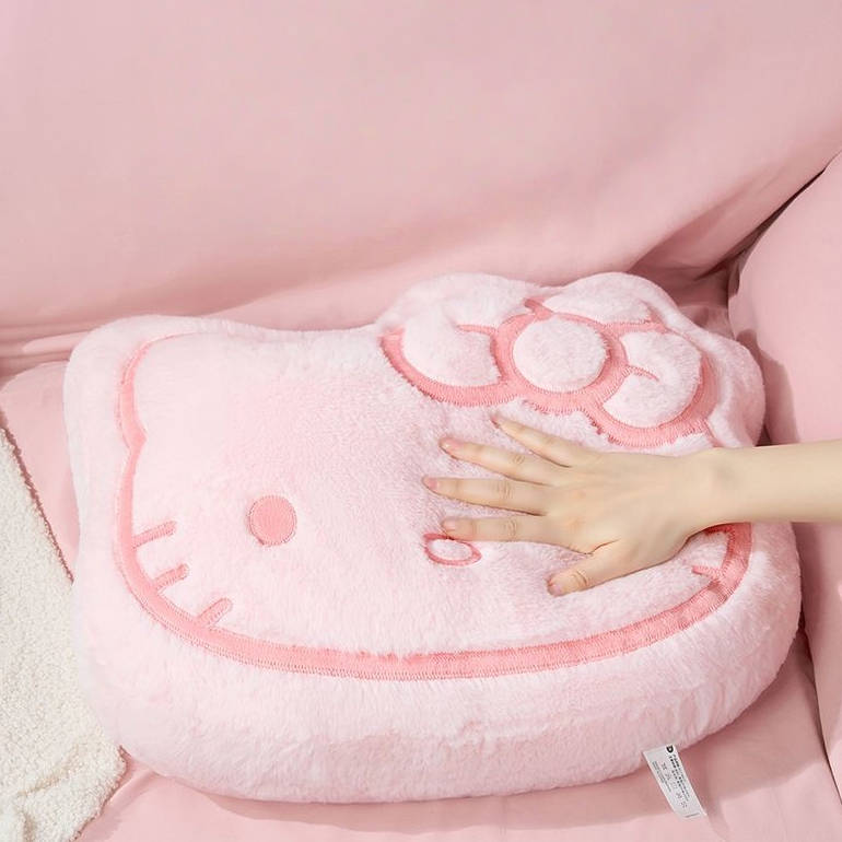 ふわふわ フェイス型 クッション もちもち やわらか 抱き枕 C-577