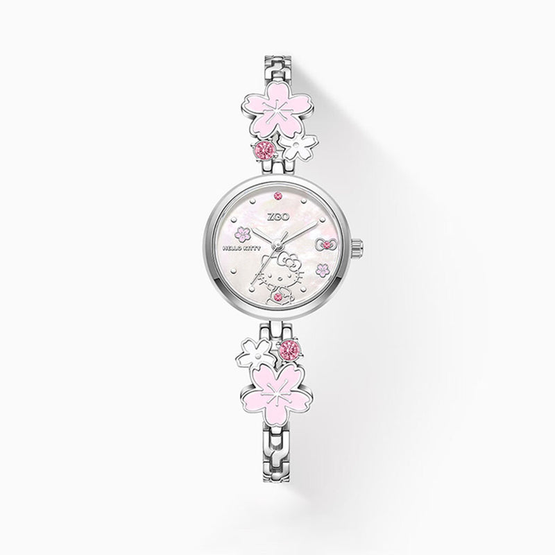 桜モチーフ 女性用 クォーツ 腕時計 C-450