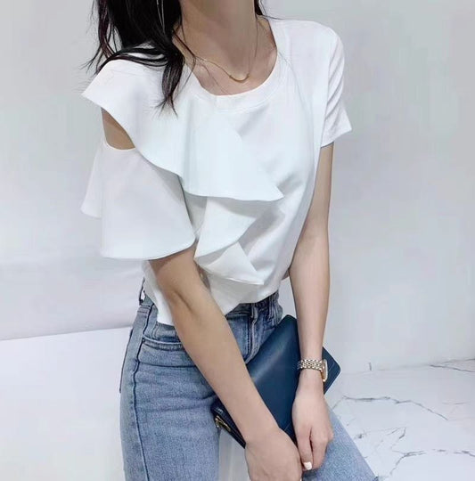 おすすめ 大好評 エレガント 好感度UP カジュアル 全4色 Tシャツ＜U-11898＞