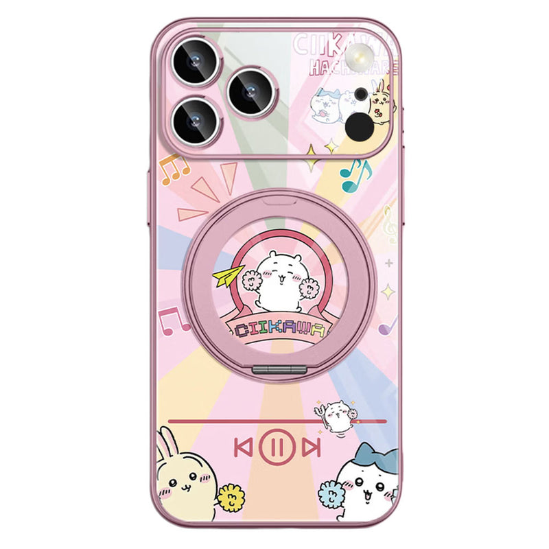 iPhone機種に対応 リングスタンド付き 耐衝撃 スマホケース C-80137