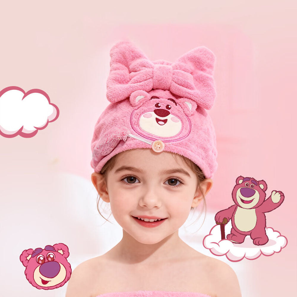 ふわふわ 速乾吸水 厚手 ドライヘアキャップ C-449