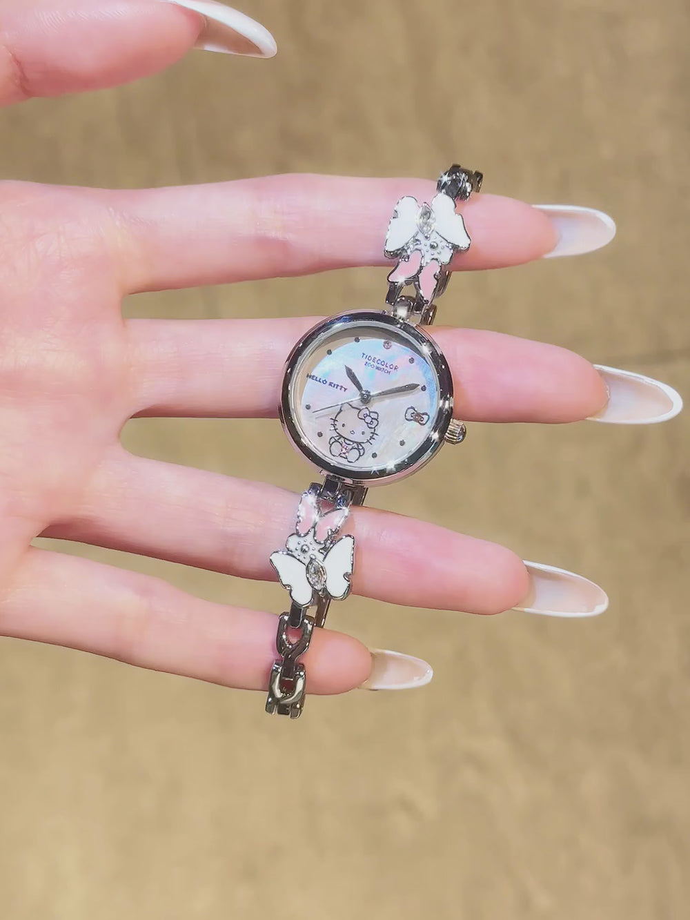 桜モチーフ 女性用 クォーツ 腕時計 C-450