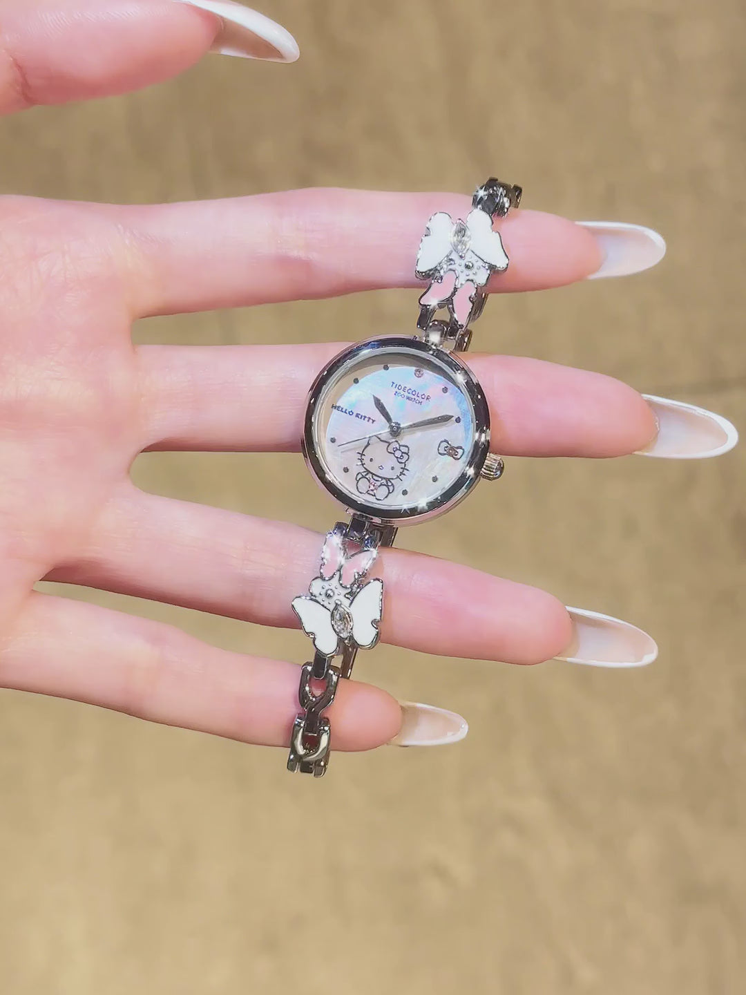 桜モチーフ 女性用 クォーツ 腕時計 C-450