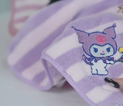 刺繍入り 肌に優しい Aクラス 高吸水 タオル C-135