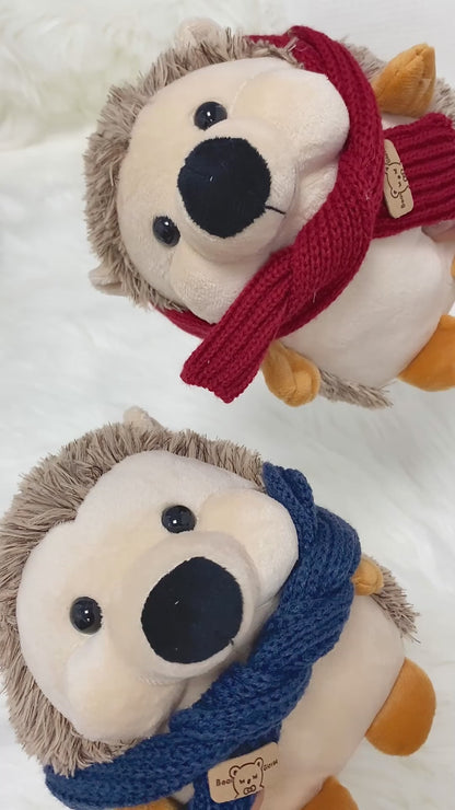 プレゼントに人気！ 癒し系 ふわふわ素材 ハリネズミ ぬいぐるみ C-126