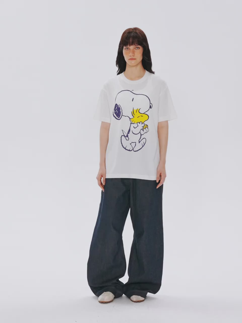 3色展開 男女兼用 プリント Tシャツ C-50043