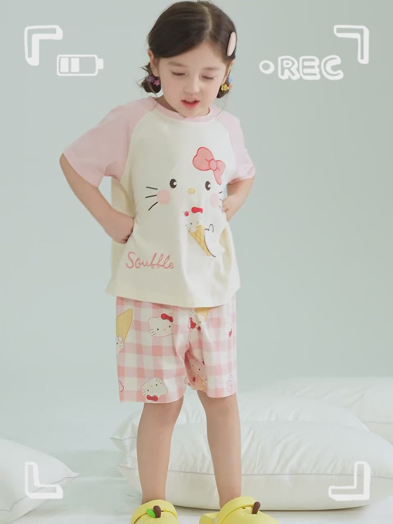 締め付けなし 夏用 吸汗通気 Tシャツ+ショーツ セットアップ n-250