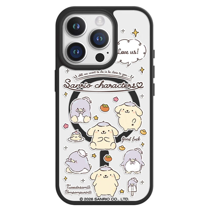 iPhone機種に対応 透明 衝撃吸収 レンズ保護 スマホケース C-80123