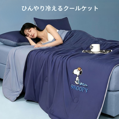接触冷感 Aクラス 素肌寝用 洗濯機丸洗いOK クールケット C-140