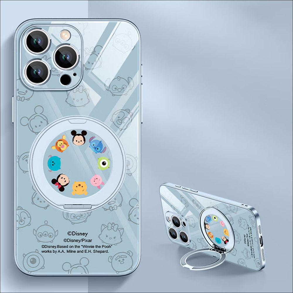 iPhone機種に対応 衝撃吸収 360 度回転スタンド スマホケース C-80132