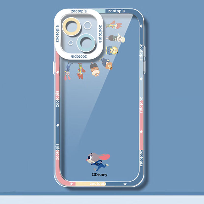 iPhone機種に対応 透明 レンズ全面カバー スマホケース C-80117
